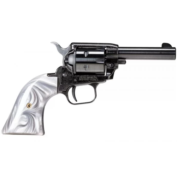 Heritage Barkeep Revolver - Black | .22 LR | 3.6" Barrel | 6rd | Gray Pearl Grips